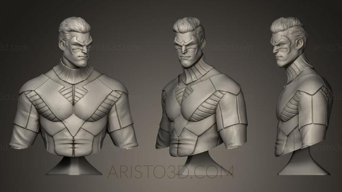 Busts of heroes and monsters (BUSTH_0244) 3D model for CNC machine